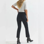 Derek Lam NEW  CROSBY CROP FLARE TROUSER in Midnight blue Photo 4