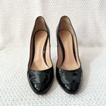 Gianvito Rossi Black Patent Leather Stiletto Heel Almond Toe Classic Pumps 39 Photo 2
