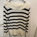 Poof! Navy &‎ White Nautical Sweater Photo 1