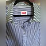 Solid & Striped  Blue and Green Striped Shirt Photo 2