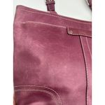 Coach Hamilton Purple Leather Shoulder Bag Photo 9