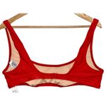 J.Crew NWT Heritage Scoopneck Bikini Top BX611 Bright Cerise Red Womens Size XL Photo 1