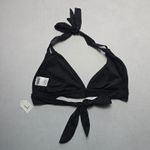 Mossimo Black Halter Tie Swim Sports Bra Beach Bralette Bikini Top L Large Photo 1