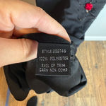 American Vintage Y2K Goth Whimsigoth Vtg black beaded flower formal dress Photo 3