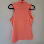 Nike Dri-Fit Peach Sleeveless Collared Shirt Photo 4