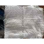 LAURA MAE Vintage White Blouse With Ascot Bow and Subtle Metalic Threads Size 12 Photo 11