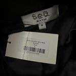 NWT Sea New York Ayden Lamb Leather Mini Skirt with wide belt in Size 0 Black Photo 12