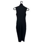 Nookie Manhattan Glam Evening Bodycon Midi Dress LBD Black NWT XS Photo 3