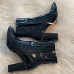 Donald Pliner Black Patent Leather Ankle Boots size 8 BNWOT see all photos Photo 8