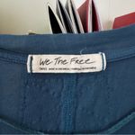 Free People WE THE  Fresh and Clean Blue Long Sleeve Shirt Photo 4