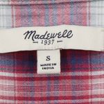 Madewell  Ex Boyfriend Plaid Shirt Womens Western Preppy Coastal Cowgirl Size S Photo 1