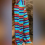L & B serape palazzo pants striped size S Photo 4