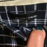 Amanda & Chelsea Women’s Plaid Capri Pants Size 19W Black White Waist 28” Photo 3