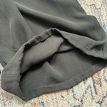 Eileen Fisher Black Silk Georgette Crepe Ankle Straight Pant NWT Size Medium Photo 14