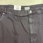 Cotton On  Curve Plus Sized Black Jean Shorts Distressed High-Waisted-Size 22-NWT Photo 1