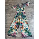 Flying Tomato  Wide Leg Jumpsuit Romper One Piece‎ Jumper XS Extra Small Floral Photo 11