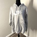 Nike  Light Gray Hoodie with Logo Photo 1