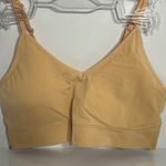 Abound  Women's Tan Seamless Comfort Bralette Lounge Crop Top Size L Photo 0