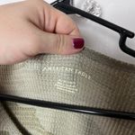 American Eagle  Waffle Knit Camouflage V-neck Oversized Long Sleeve Shirt XS Photo 2