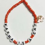 Handmade Tour Friendship Bracelet Karma Is A Cat Midnights Photo 0