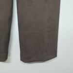 Maeve Anthropologie The Colette Crop Suede High-Rise Wide-Leg Pants Brown Sz 28 Photo 6