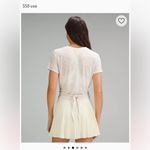 Lululemon Tie Crop Top Burnt Orange . Photo 2