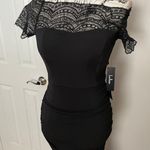 Lulus Lulús NWT Lace Off Shoulder Mermaid Trumpet Fit Flare Rave Ruched Draped short sleeve Cocktail Party Wedding guest Prom Formal Evening Gown Photo 1