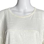 Aritzia ‎ Wilfred Free Shirt Womens Small White 100% Linen Neutral Minimalist Photo 3