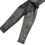 Paige Maisie Jumpsuit in Gold Metallic Foil Photo 3