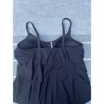 Land's End Bathing Swim Suit Tankini Top 10 Black Modest EUC Molded Cups Bra Photo 2