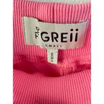 The Greii Textured Pink Sweat Pants Buttons Size Small Photo 4