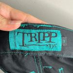 Tripp NYC  Black and Green Cargo Pants Baggy with Chains ( Size 3 ) 30" Waist Photo 1