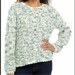 Crown & Ivy Long Balloon Sleeve Confetti Knit Sweater Women's Size XL Cozy NWT Photo 0