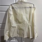 Vtg 70’s SKYR 100% Nylon Off White Water Proof Rain Jacket Shirt Large Photo 2
