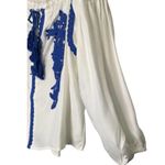 Line and Dot New  Womens Medium Embroidered Lace Off Shoulder Peasant Boho White Photo 11