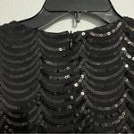 Lulus Lulu’s Star Dust Black Sequin Bodycon Dress Size XS Photo 3