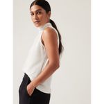 Athleta New  S Outbound Tank Small Magnolia White Photo 2