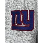 Antigua New York Giants Football Oatmeal Fortune Zip Pullover Pockets Sz Large Photo 2