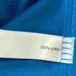 Fashion Bug  Turquoise Blue Sleeveless Midi Tiered Dress 100% Cotton Size 1X Photo 1