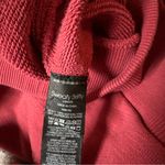 Sweaty Betty Essentials Crewneck Relaxed Fit Pullover Sweatshirt Red Size S Photo 5