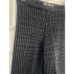 Vintage Womens Small Crylor Navy Textured Puffer Pants EU 44 Retro Flare Leg Blue Size 26 Photo 2