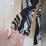 Forever 21  Black Marble Print Mini Dress Large Photo 3