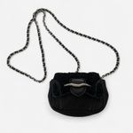 Aimee Kestenberg  fierce and fab shearling chain leather flab mini micro purse Photo 2
