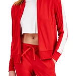 Ideology ‎ | Red & White Track Jacket Full Zip Athleisure Activewear NWOT XL Photo 0