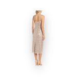 Jill Stuart new  𑁍 All Over Sequin MIDI Sheath Cocktail Dress 𑁍 Champagne Pink 2 Photo 9