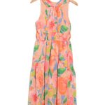 Maggy London Floral Maxi High Neck Dress Photo 2