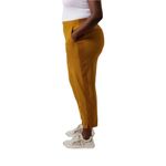 Athleta Brooklyn Ankle Tapered Leg Ribbed Textured Joggers Pant Brass Yellow 16 Photo 6