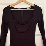 Princess Polly  Black Long-Sleeve Romper Photo 9