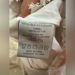 Charlie Paige Tan Polka Dot Halter Dress Linen Blend Tie Back Small Photo 6