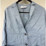 PESERICO Light Blue 100% Linen 2 Photo 1